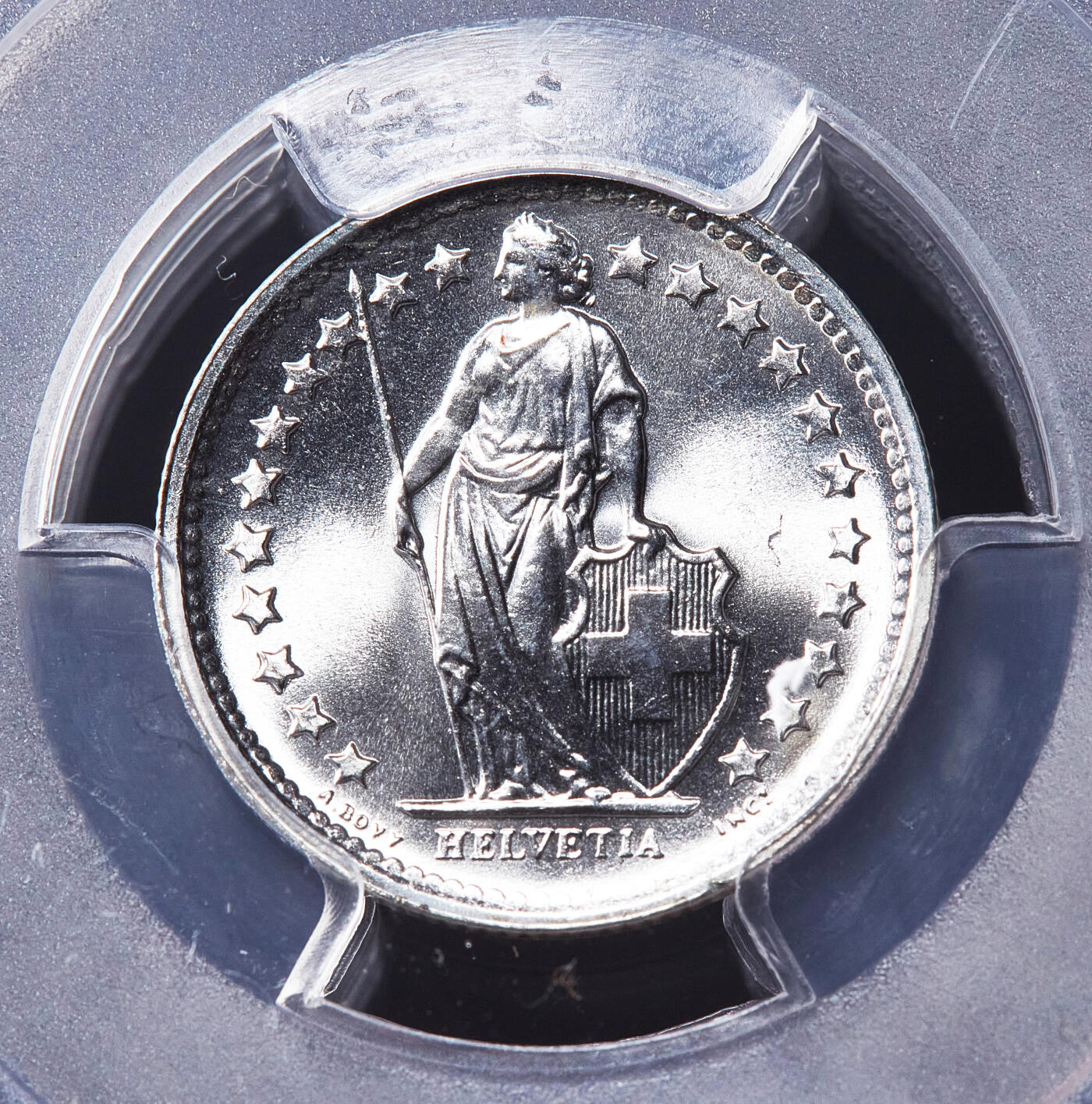 【俄甄集藏】满园春色-2026年(051)04-22星期三 晚 19:30 全场包邮 瑞士1965-1966年1/2、1、2法郎银币高分3枚一组，PCGS MS67，顶级转光品相