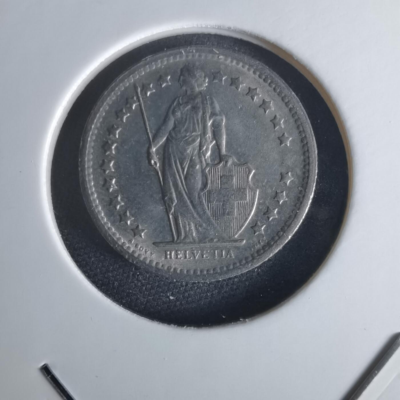 沼泽如烟--第1048场 瑞士1968年半法郎