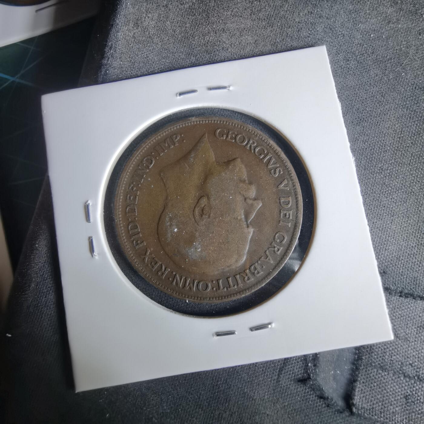 沼泽如烟--第1049场 英国1917年1便士