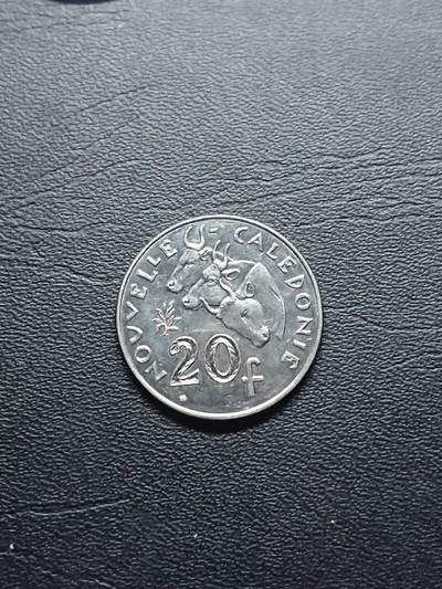 松南世界钱币——260409 - 法属新喀里多尼亚20法郎镍币