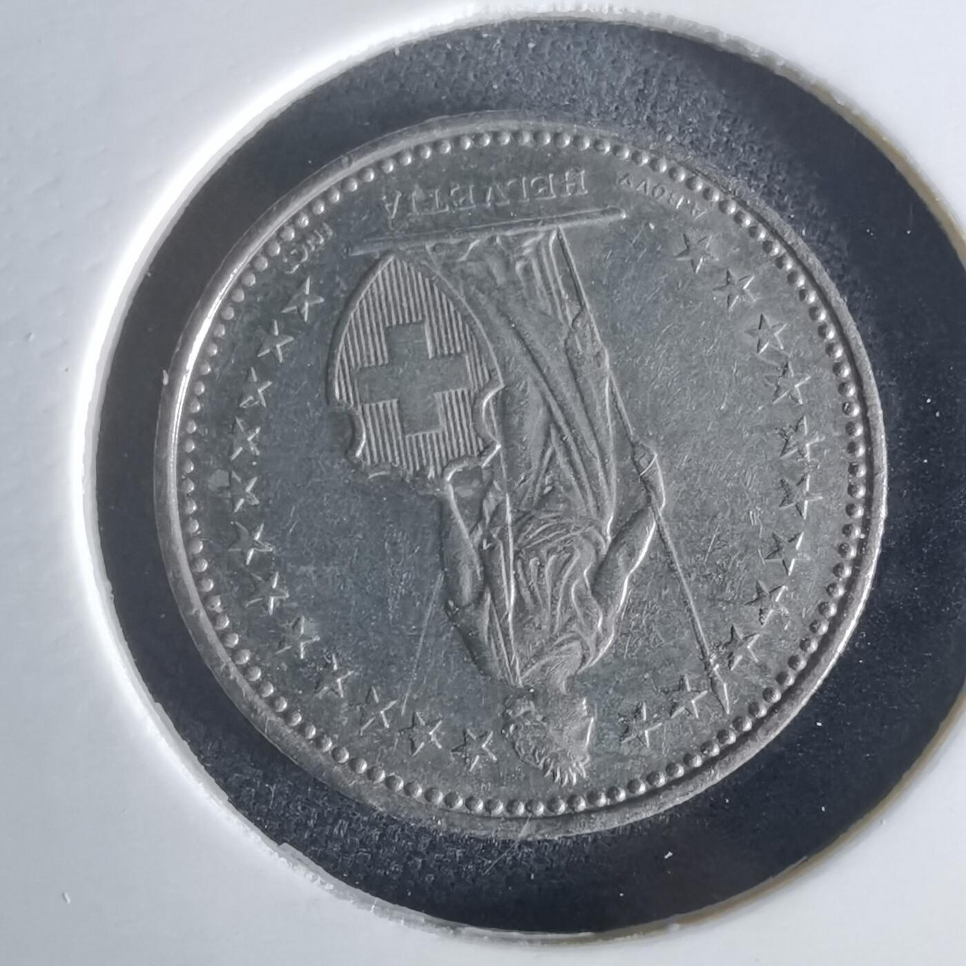 沼泽如烟--第1048场 瑞士1984年半法郎