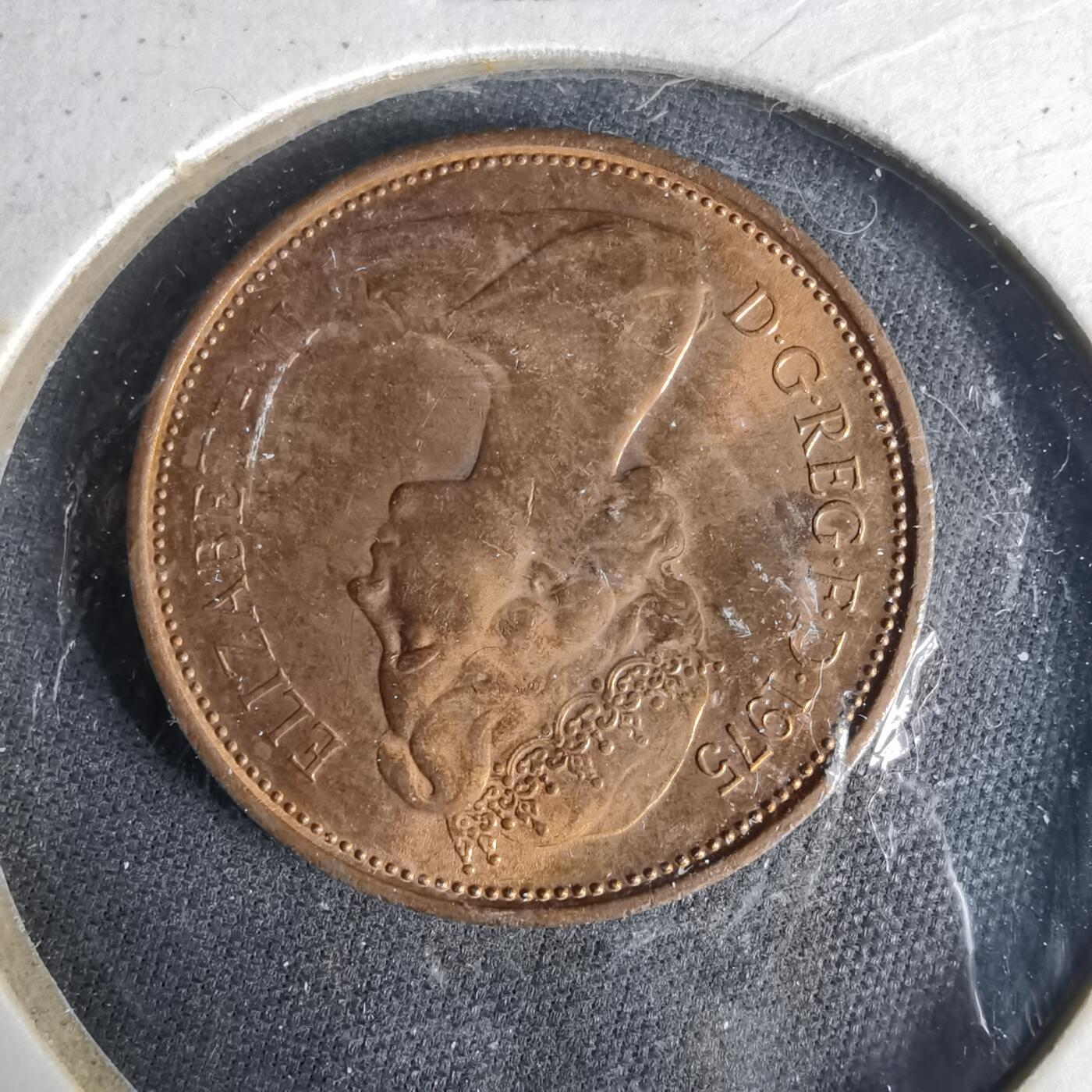 沼泽如烟--第1049场 英国1975年2便士