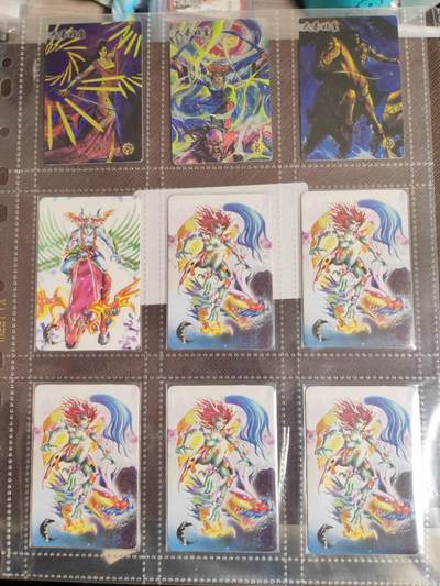 阳大大卡牌拍卖第109期（持续收拍品，周五晚上九点截拍，进群福利早知道） - 天子传奇之大秦始皇3张+诗集原创 精灵传 精灵传奇6张 粗闪&普卡 带卡页卡膜