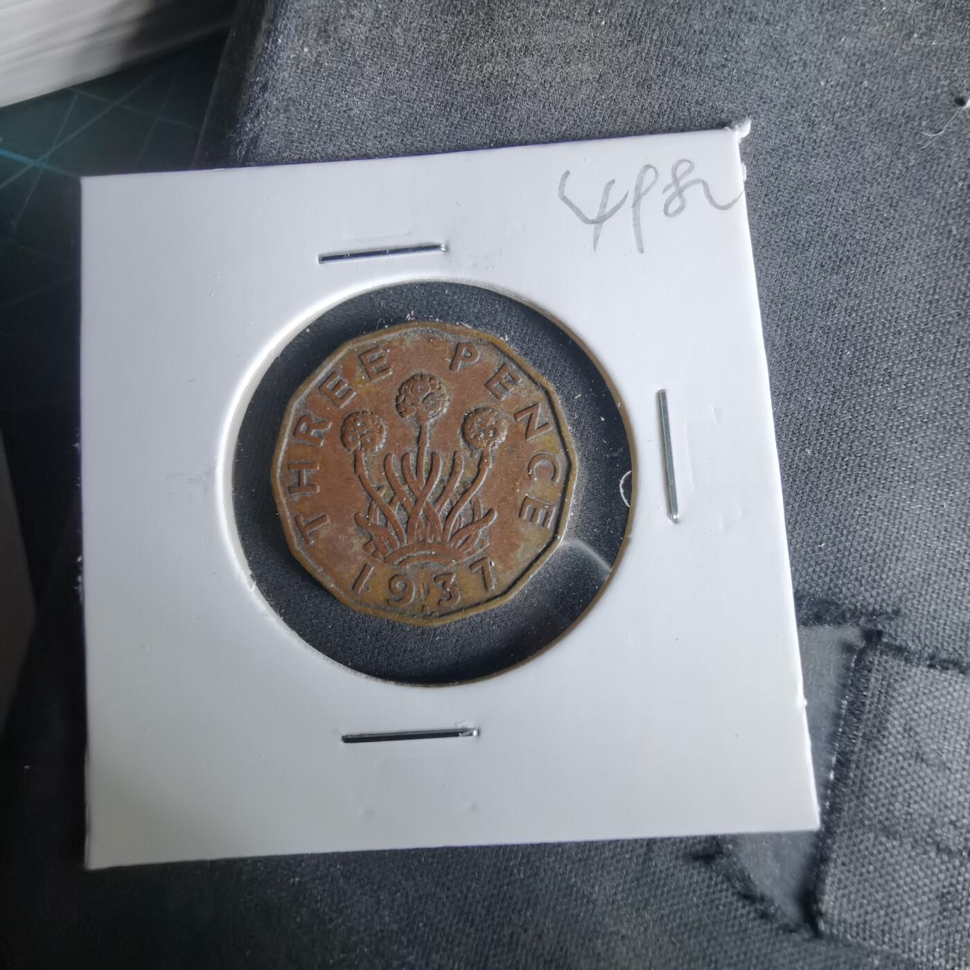 沼泽如烟--第1049场 英国1937年3便士