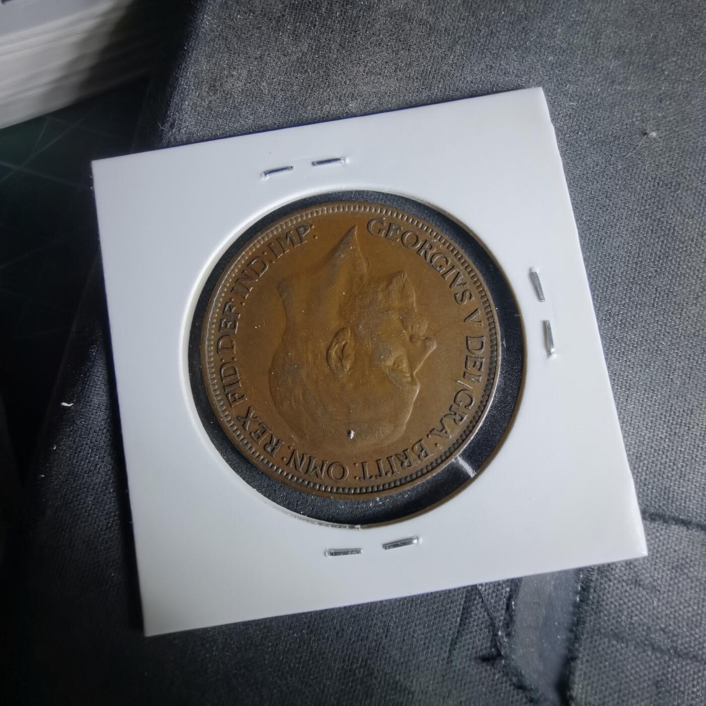 沼泽如烟--第1049场 英国1927年1便士