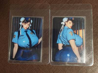 阳大大卡牌拍卖第109期（持续收拍品，周五晚上九点截拍，进群福利早知道） - 荐！街头霸王 目前市面上最性感的春丽，没有之一，食品卡尺寸 硬卡 整套9张 一号卡 带卡夹