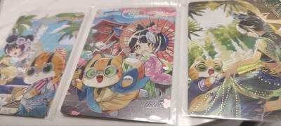 秋原瞳的小店第四十一期——盛夏的时光，即将如约而至 - 卡游抽卡机活动卡一组3张