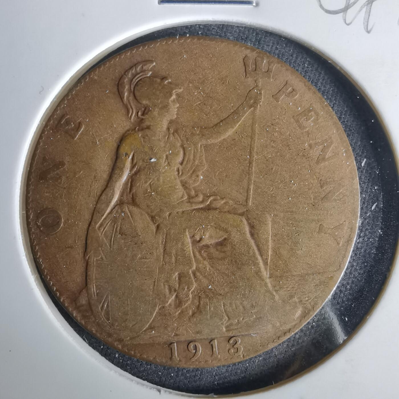 沼泽如烟--第1049场 英国1913年1便士