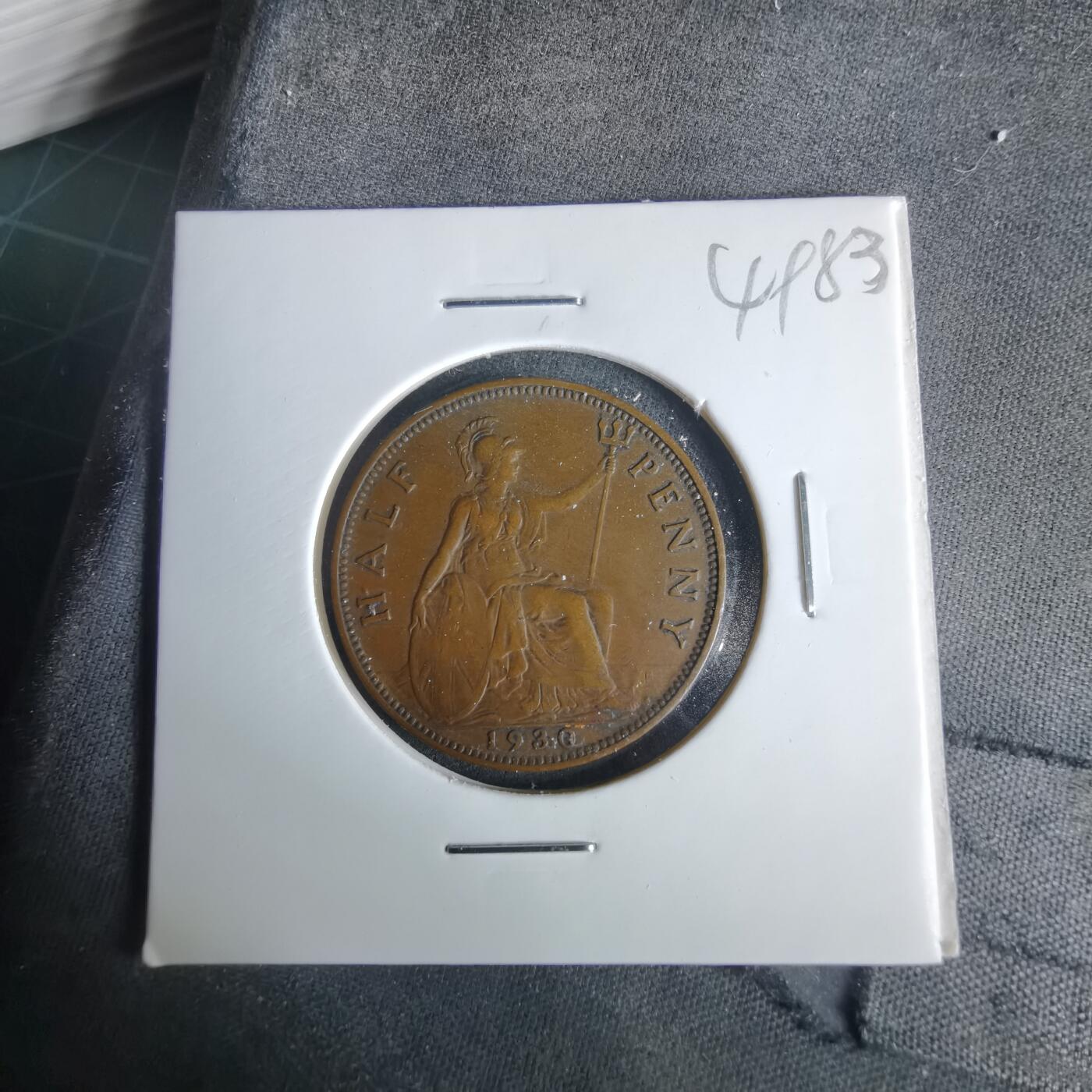 沼泽如烟--第1049场 英国1930年半便士