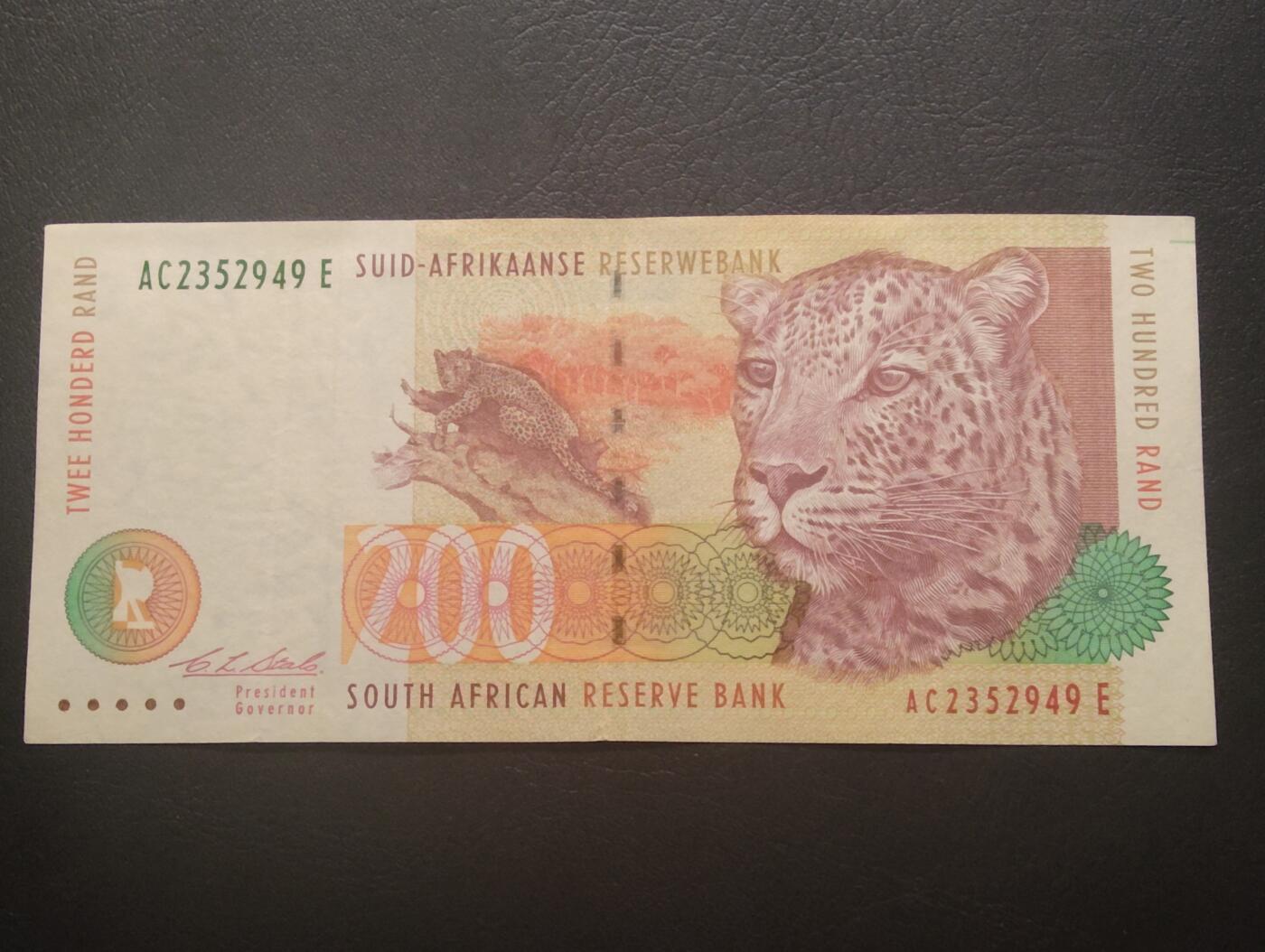 2026四月第二期，总第223期 南非1994初版200兰特AUNC 猎豹 最大面值