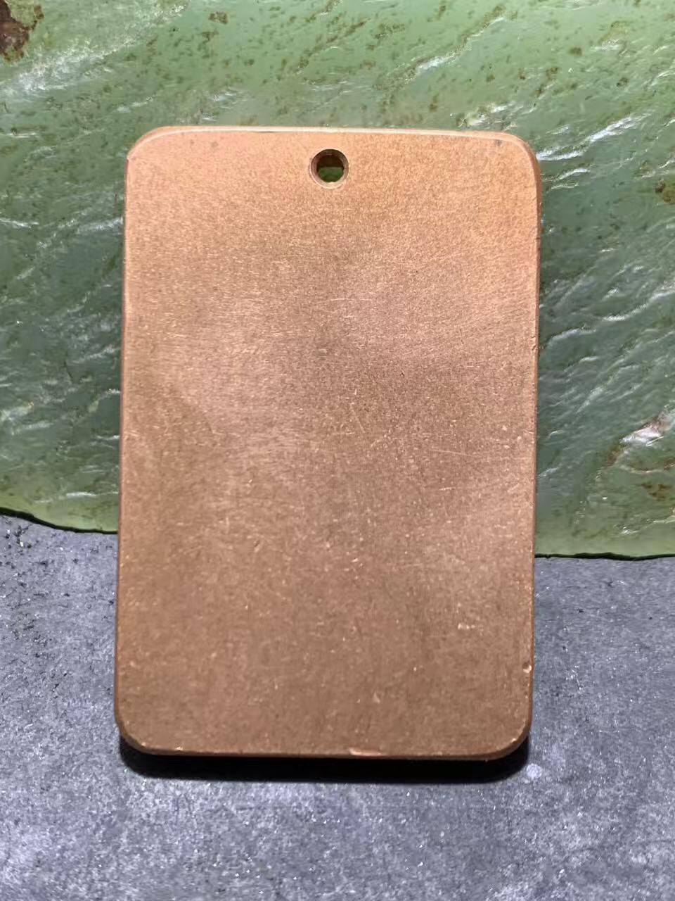 精美紫铜耶稣牌子一个