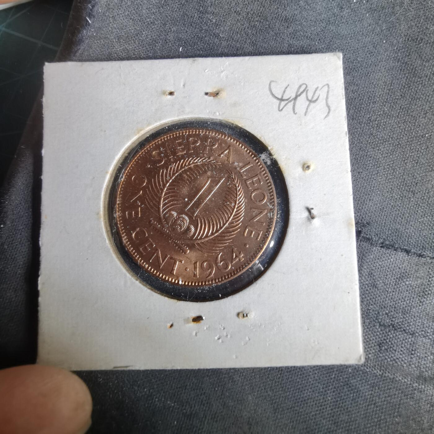 沼泽如烟--第1049场 塞拉利昂1964年一分