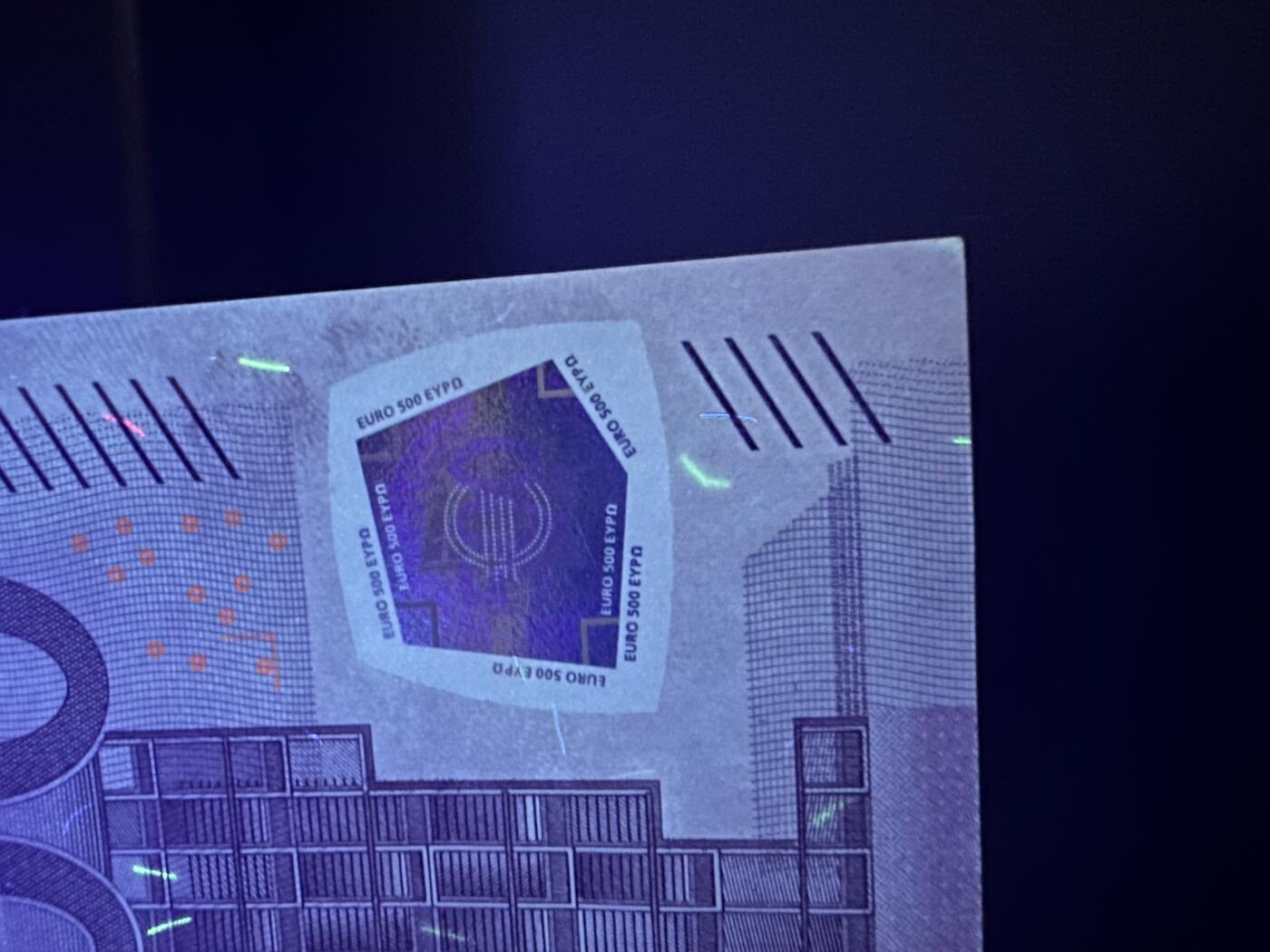 《外钞收藏家》第六百二十六期（精品场）（长期征集拍品、欢迎藏友们联系合作） 德国版一签500欧元 尾8 全新角不绝 品相如图