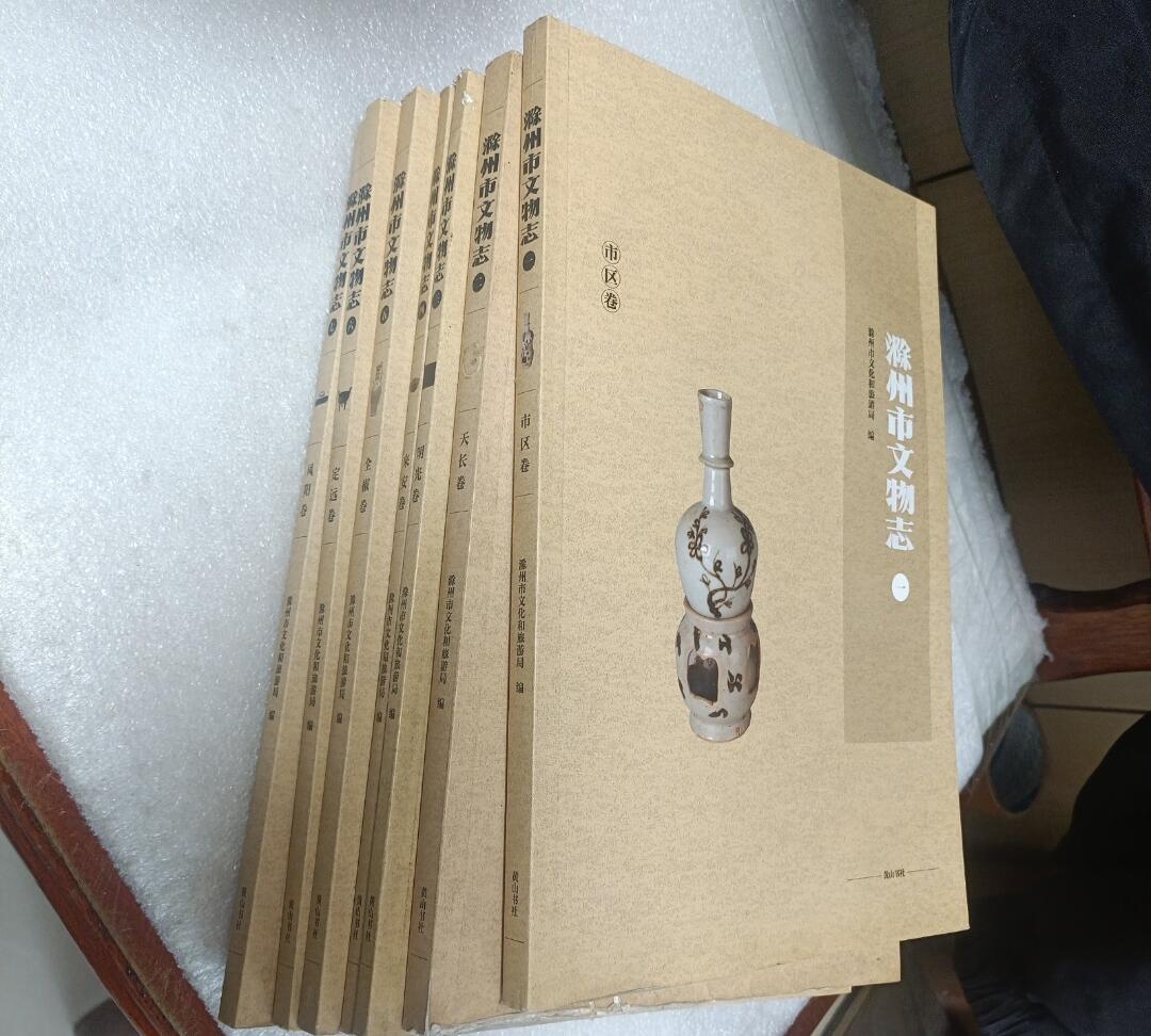 包邮 《滁州市文物志》2021年版 全7册 平装地方史志 文物考古 稀缺文献 品相良好