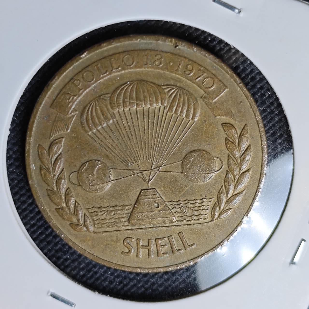 KK钱币收藏小铺  第412期 2月预留时间 周末发货  美国航天纪念铜章