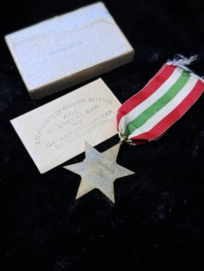 戎马世界章牌大赏第115期 英国二战意大利之星奖章，带盒与包装纸