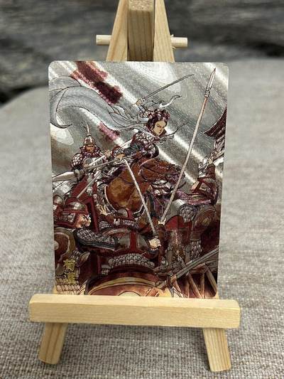 喜灰玩卡拍卖第七期，接拍品0佣金，欢迎送拍，释放现金流，让自己有资金可以购买更多喜欢的卡牌，让别的卡友能淘到更多心仪的卡牌 - 超级梦 历代五虎 张导老师绘 特卡 巾帼烈女 荀灌 折光粗闪