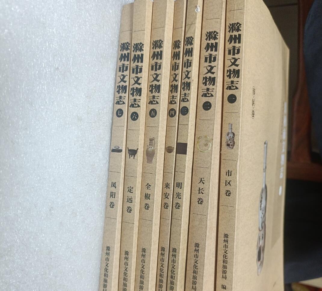 包邮 《滁州市文物志》2021年版 全7册 平装地方史志 文物考古 稀缺文献 品相良好