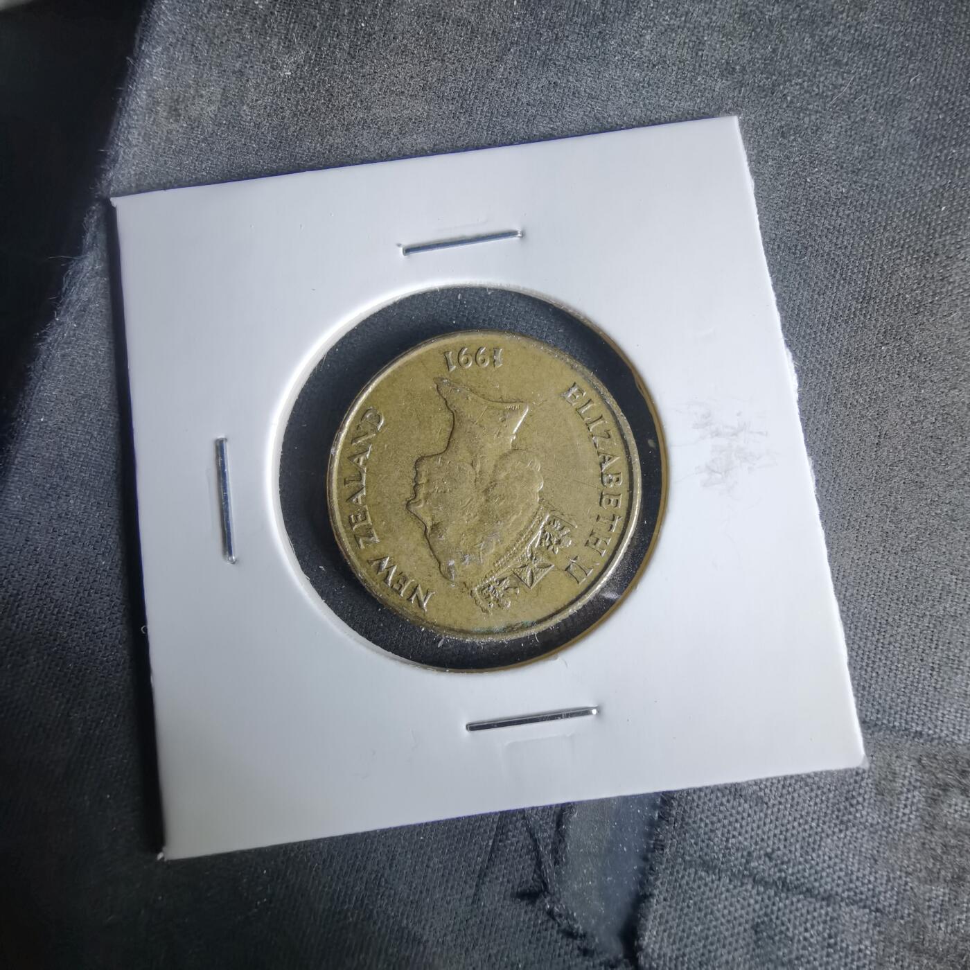 沼泽如烟--第1049场 新西兰1991年一元