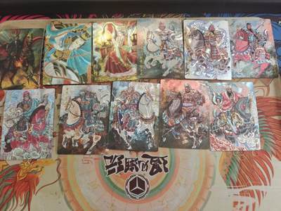 寸草不生 马年拍卖第三期 GOGOGO   冯涛 二十四名将上 全粗 一套 包含 梓墨孙尚香 心染扈三娘 张俊龙 吕布