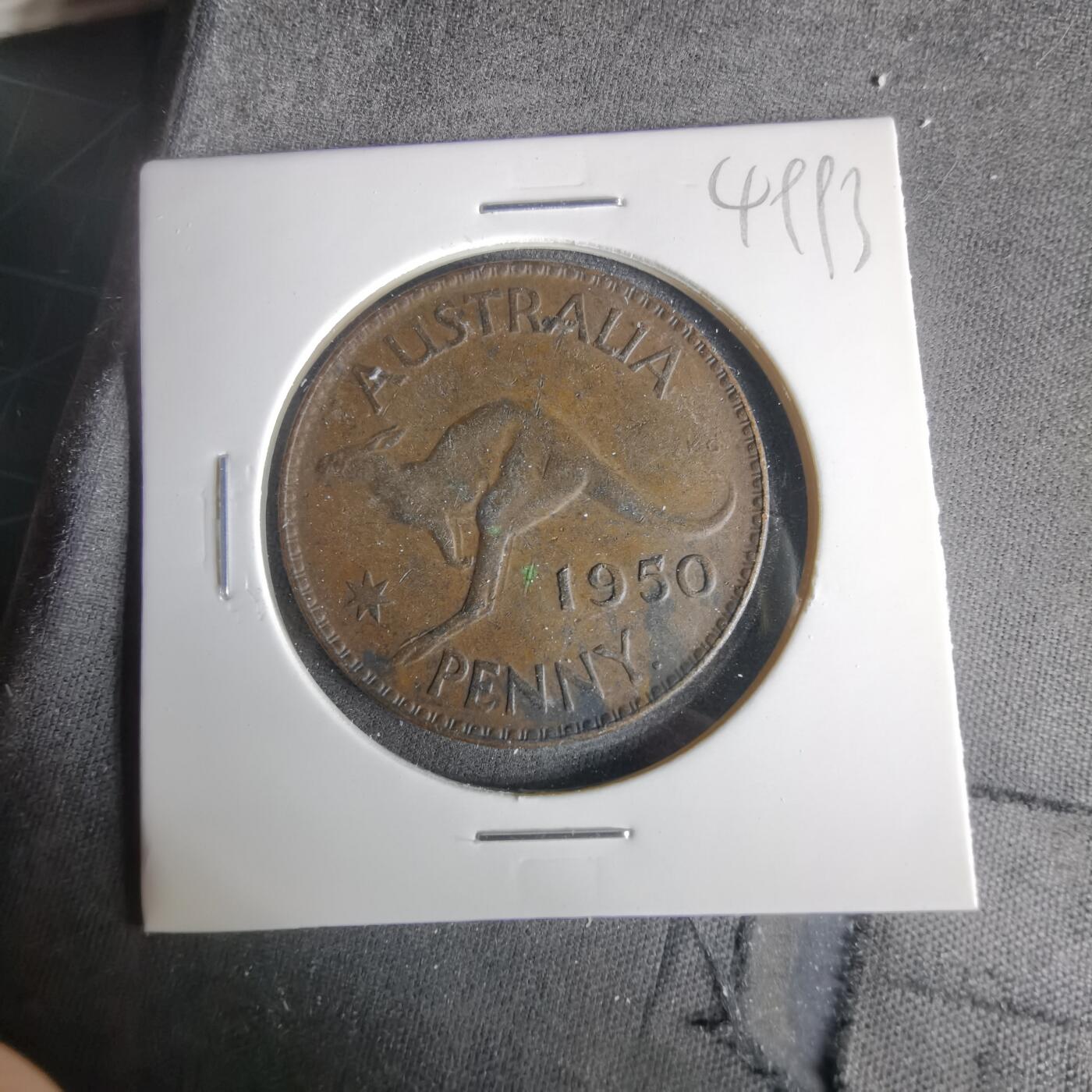 沼泽如烟--第1049场 澳大利亚1950年1便士