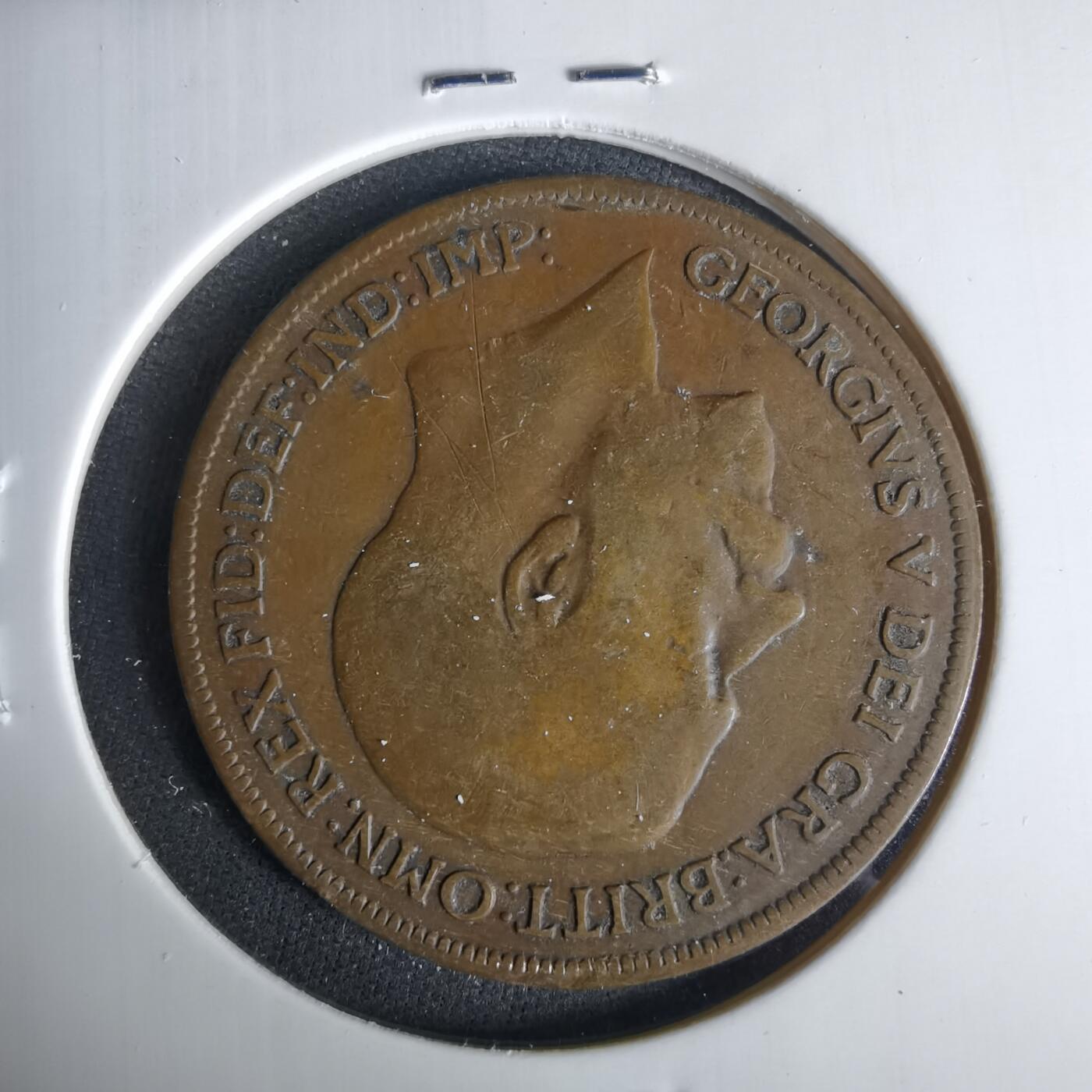 沼泽如烟--第1049场 英国1920年1便士