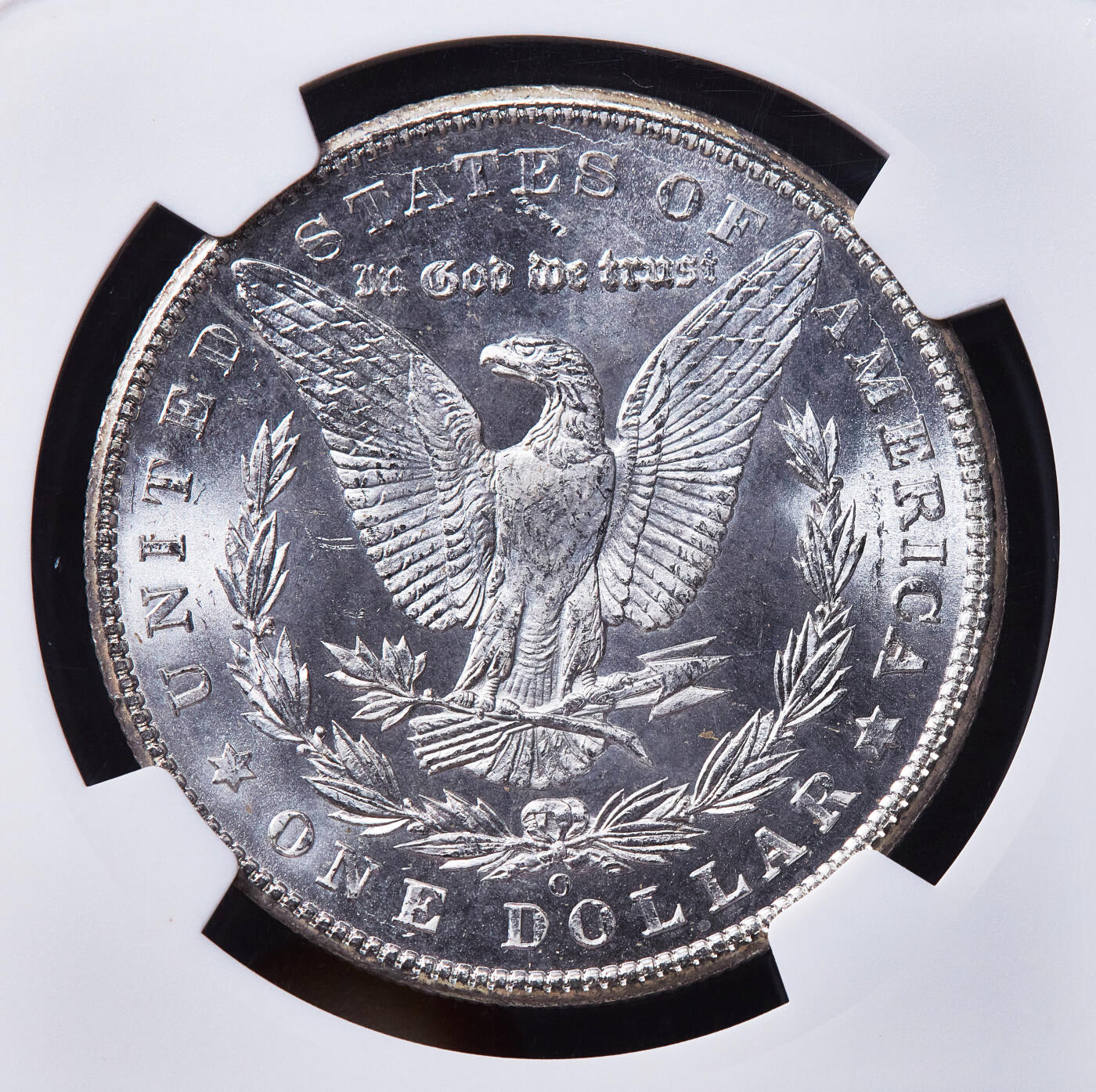 【俄甄集藏】满园春色-2026年(051)04-22星期三 晚 19:30 全场包邮 美国1904年O版摩根1美元大银币，NGC MS65，原味包浆，底板凝霜，顶级转光