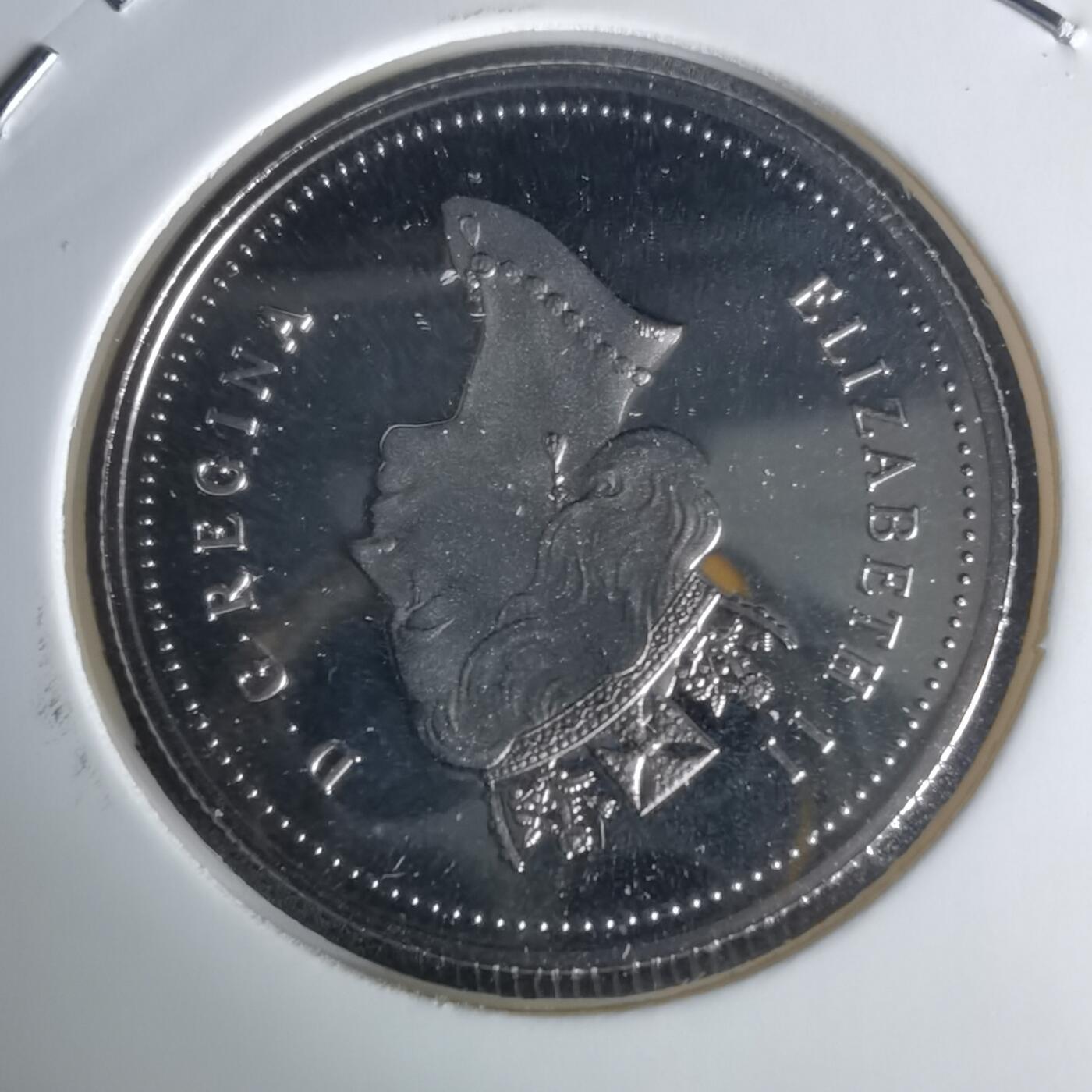 沼泽如烟--第1050场 加拿大1995年五十分精制币