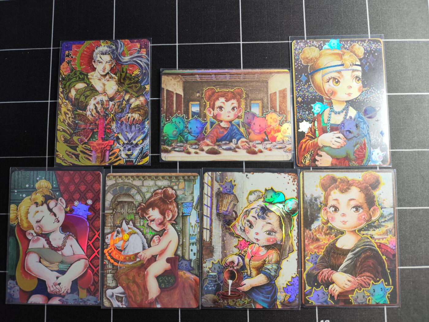 欢迎送拍、零成本上架，释放现金流，合理分配上拍卡品 【彩闪一套】李尊奇7张 卡萃