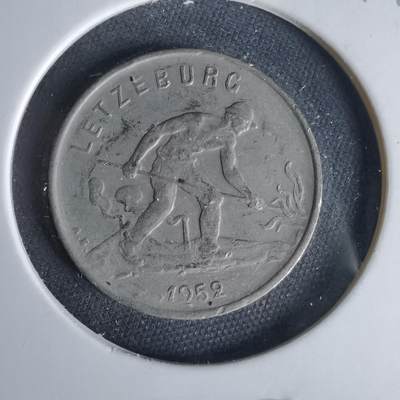 沼泽如烟--第1049场 - 卢森堡1952年1法郎