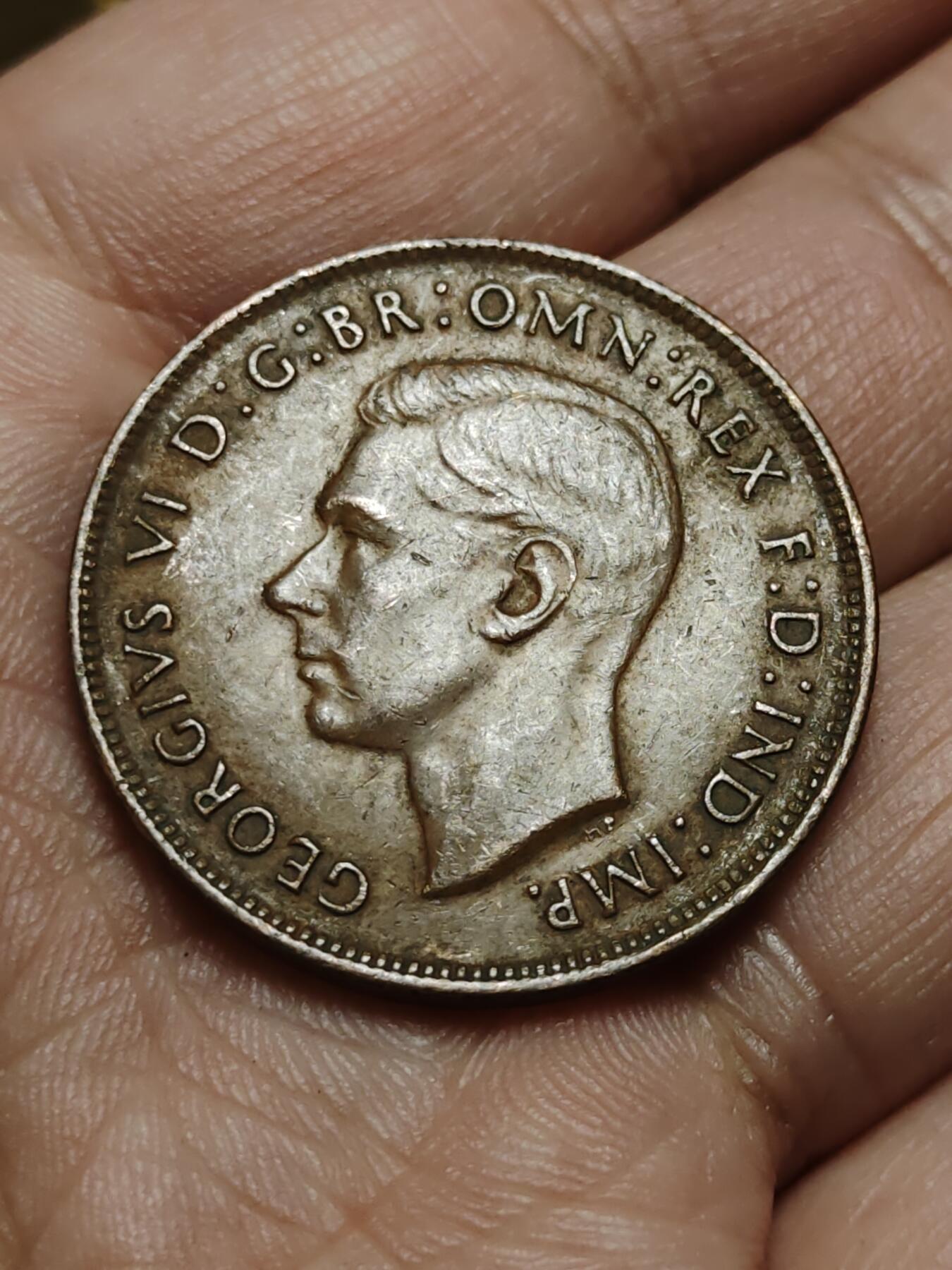 2026年第四十三场(总第二百一十二场）外国好品散币场(免佣金) 澳大利亚🇦🇺1944年1便士(乔治六世第一版)