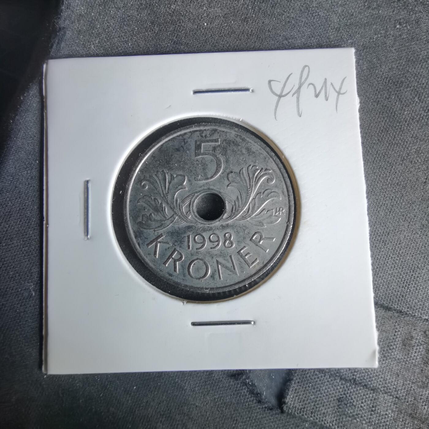 沼泽如烟--第1049场 挪威1998年5克朗