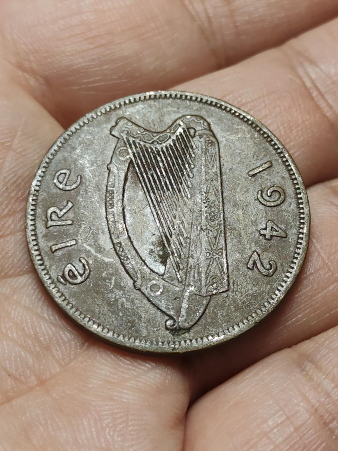 2026年第四十三场(总第二百一十二场）外国好品散币场(免佣金) 爱尔兰🇮🇪1942年1便士(共和国时期第一套)