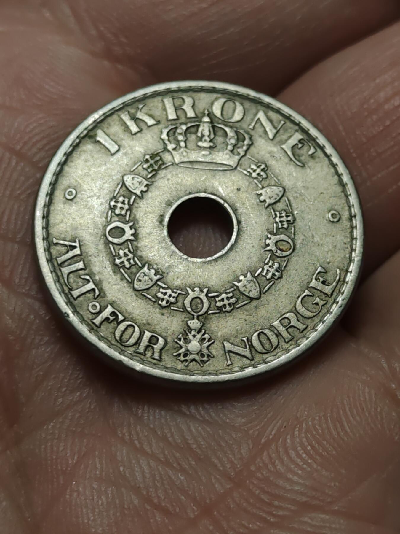 2026年第四十三场(总第二百一十二场）外国好品散币场(免佣金) 挪威🇳🇴1949年1克朗(哈康七世第二版)