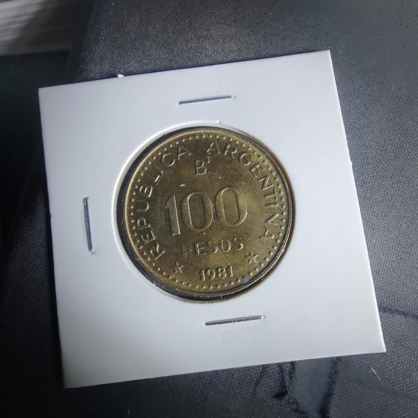 沼泽如烟--第1049场 阿根廷1981年100比索