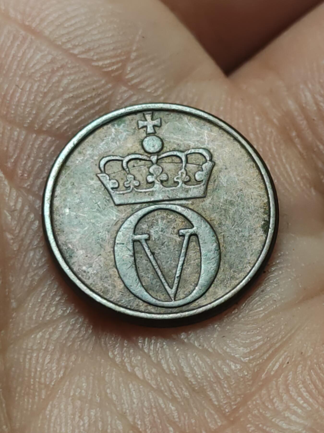 2026年第四十三场(总第二百一十二场）外国好品散币场(免佣金) 挪威🇳🇴1962年1欧尔(奥拉夫五世第一套第二版)