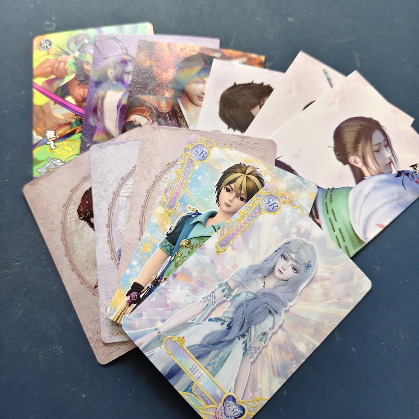 【全场包邮】纯粹捡漏拍521场 【杂件】镀金小碗+卡牌一批+扑克一副