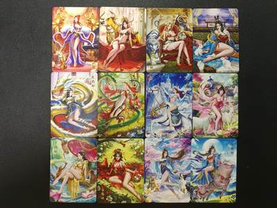 天玑星卡拍第187期《4.16周四截拍》持续收拍收评中 满赠卡需备注 - 百里卡牌 十二生肖 清凉普卡 12张