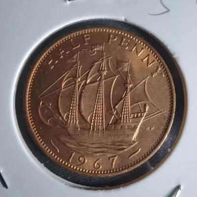 沼泽如烟--第1050场 - 英国1967年半便士