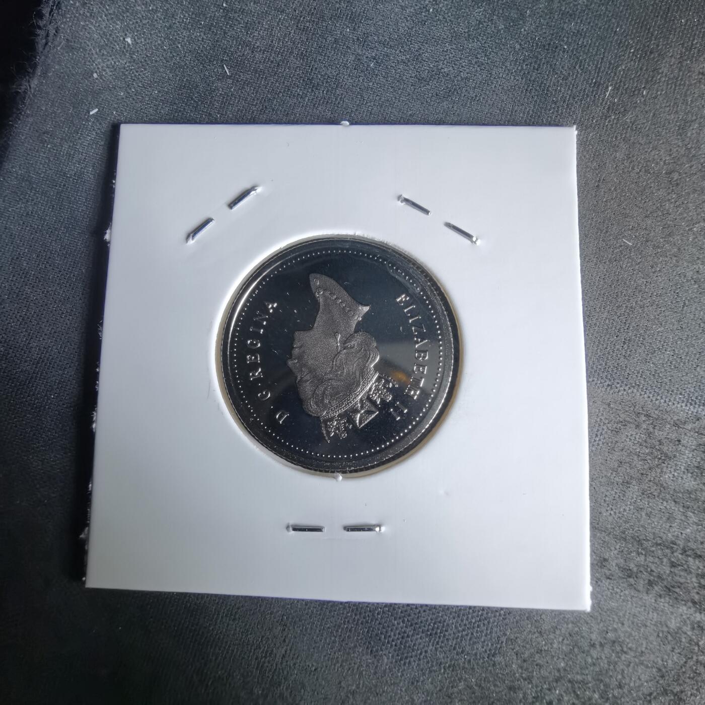 沼泽如烟--第1050场 加拿大1995年25分精制币