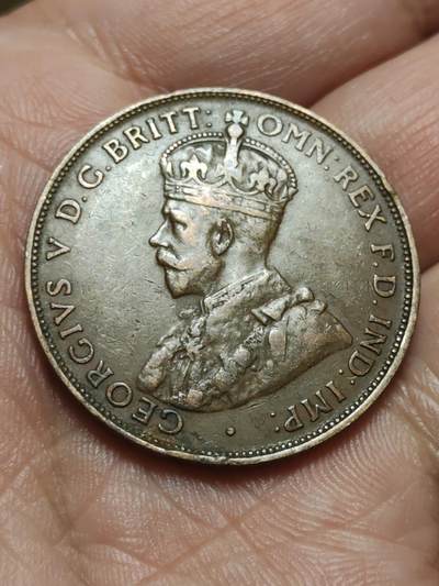 2026年第四十三场(总第二百一十二场）外国好品散币场(免佣金) - 澳大利亚🇦🇺1922年1便士(乔治五世时期)