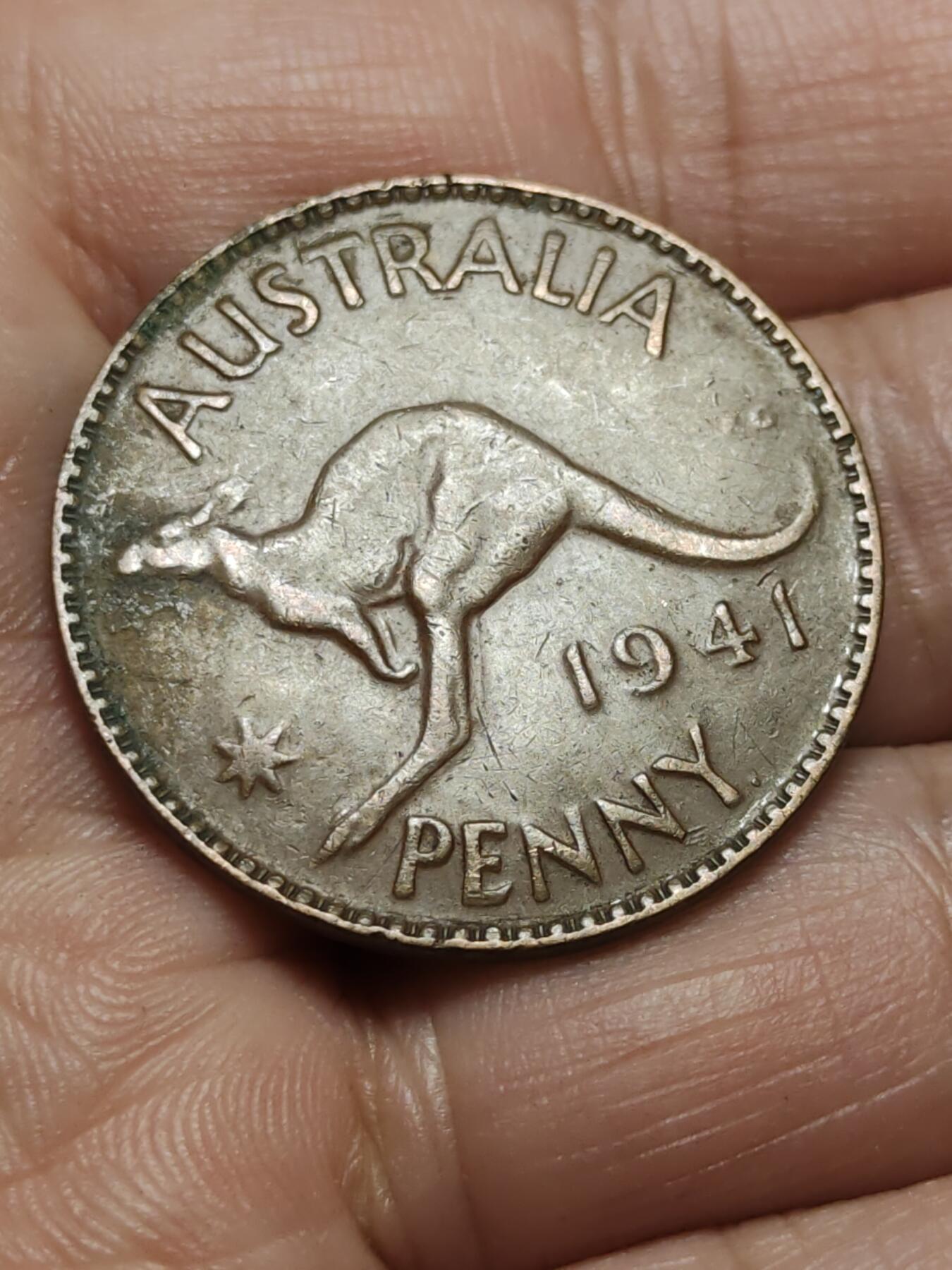 2026年第四十三场(总第二百一十二场）外国好品散币场(免佣金) 澳大利亚🇦🇺1941年1便士(乔治六世第一版)