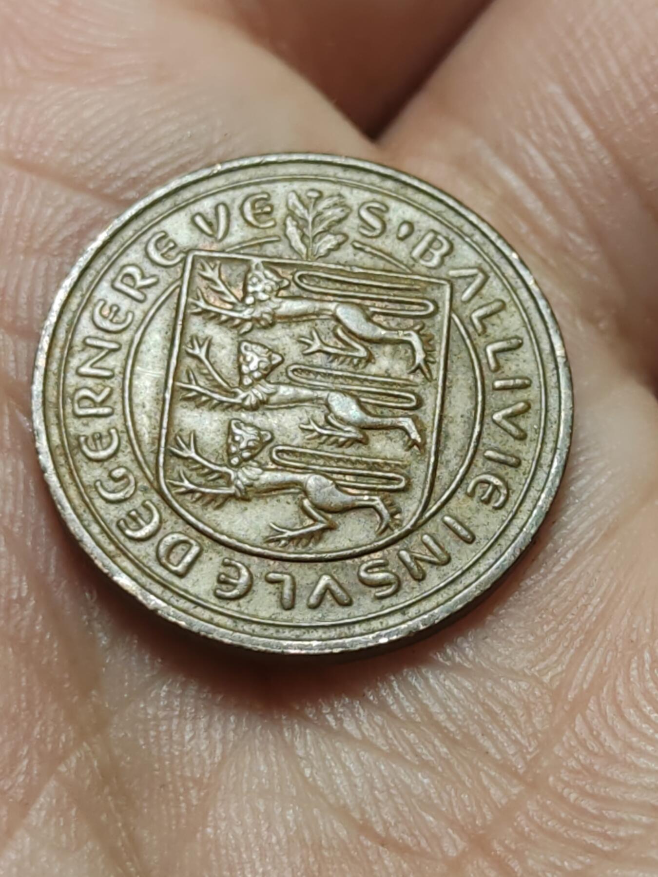 2026年第四十三场(总第二百一十二场）外国好品散币场(免佣金) 英属根西岛🇬🇬1971年1便士(伊丽莎白二世时期，十进制第一套首发年)