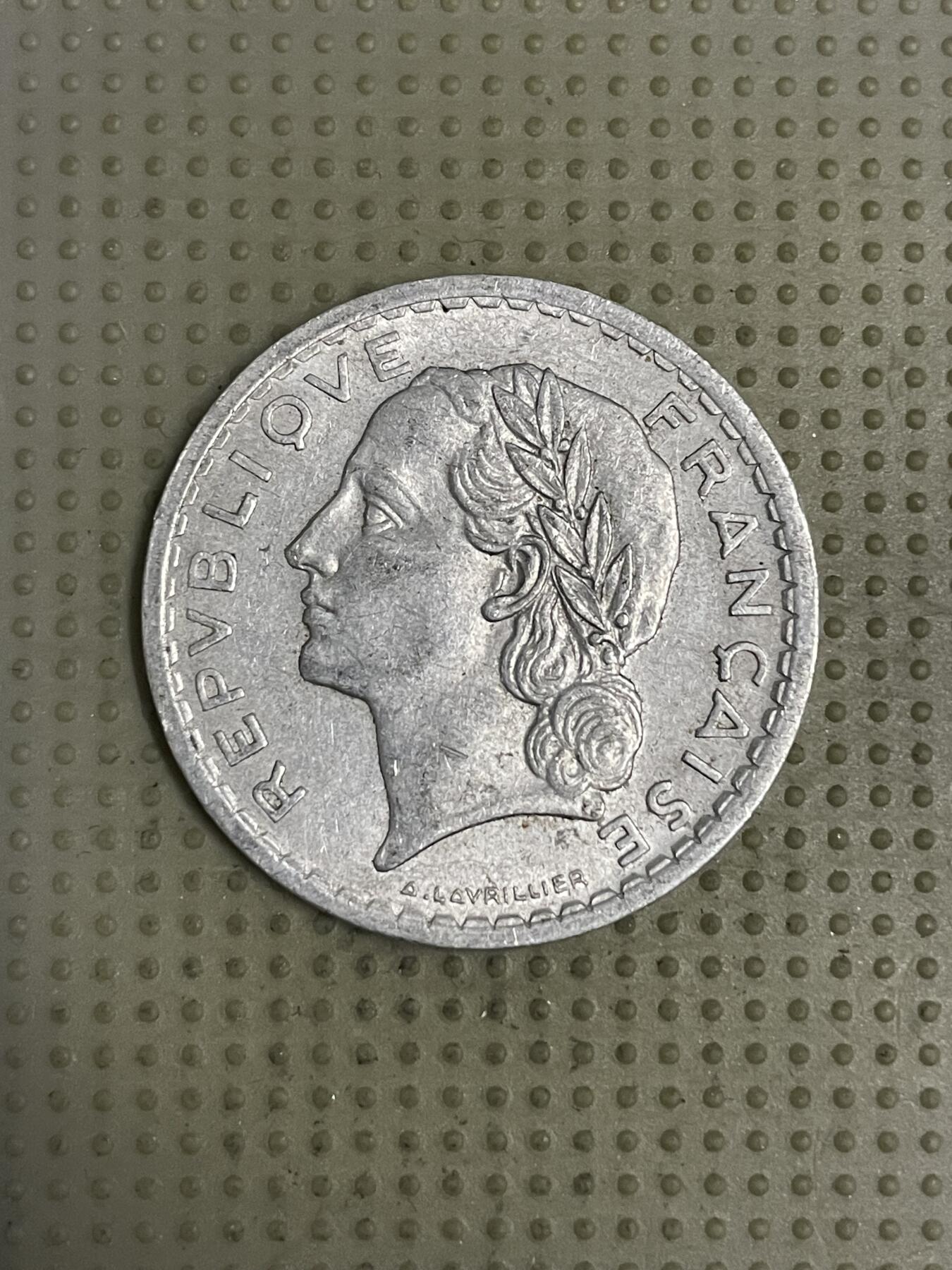 2026年第44场各国散币拍卖（总第194场） 法国1945年5法郎