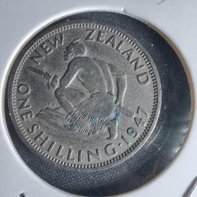 沼泽如烟--第1050场 - 新西兰1947年1先令