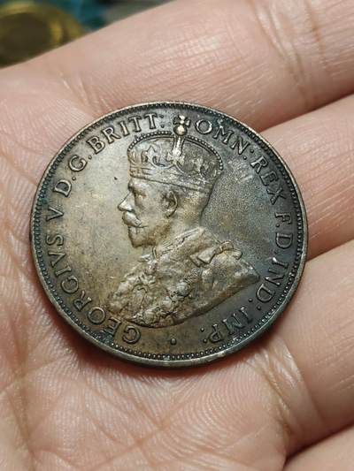 2026年第四十三场(总第二百一十二场）外国好品散币场(免佣金) - 澳大利亚🇦🇺1916年1便士(乔治五世时期，I标孟买造)