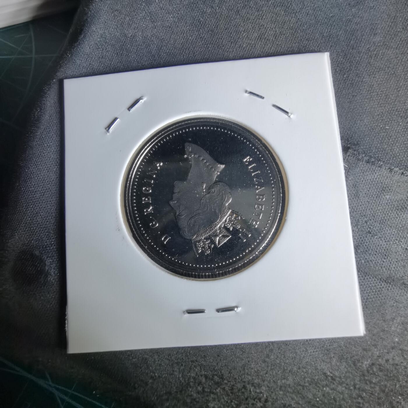 沼泽如烟--第1050场 加拿大1995年五十分精制币