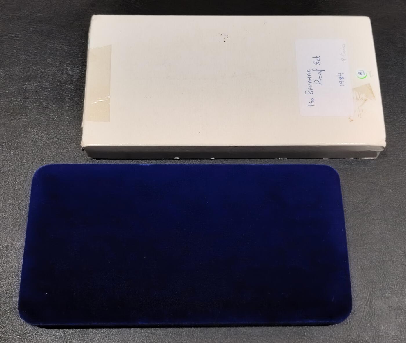 凡希社世界钱币微拍第三百二十二期 1989巴哈马哥伦布发现美洲纪念PS九枚套，原厂封装盒证全品！