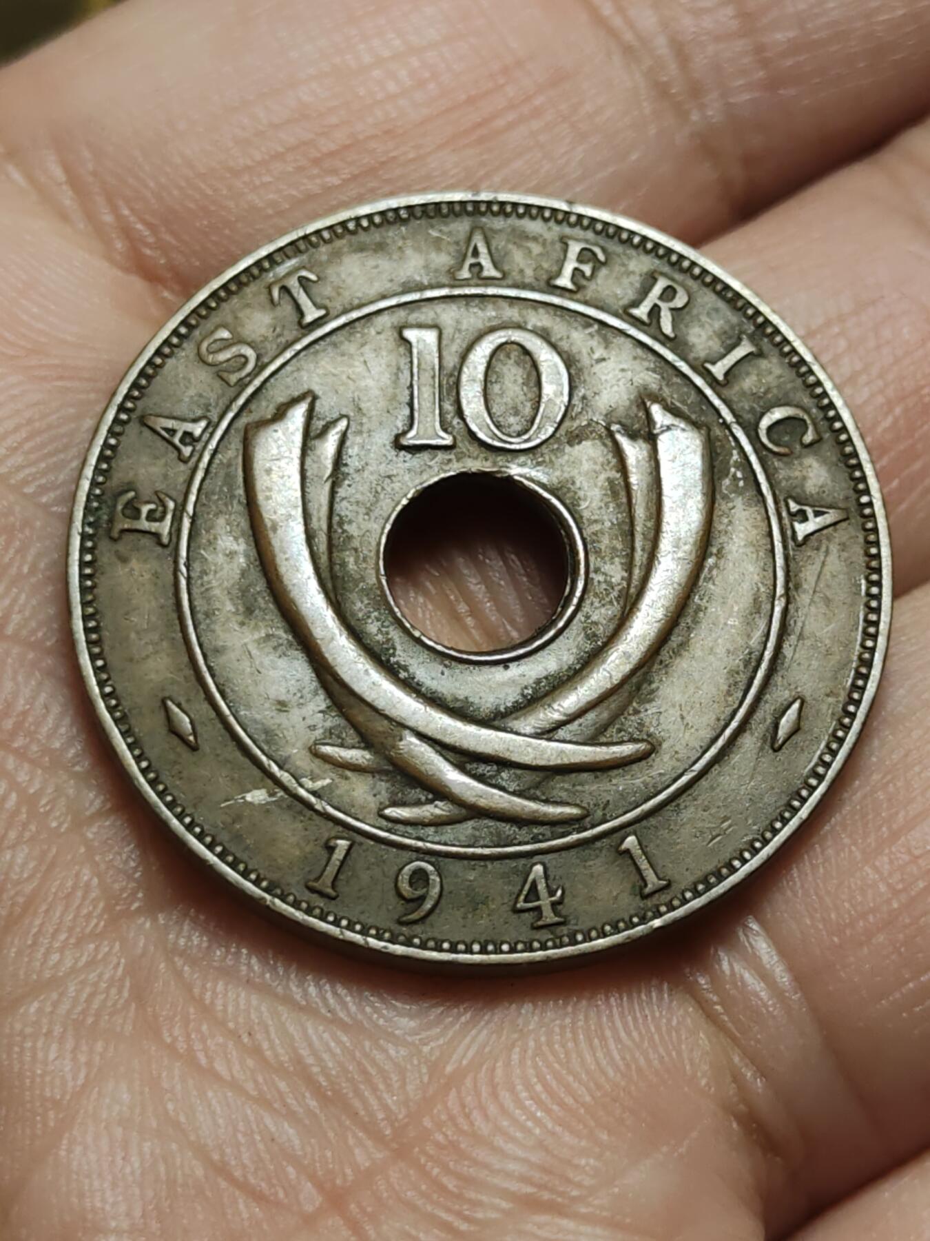 2026年第四十三场(总第二百一十二场）外国好品散币场(免佣金) 英属东非1941年10分(乔治六世第一版关门年，I标孟买造)