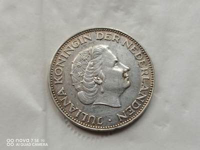 硬币十银币 - 1960年荷兰2.5盾银币